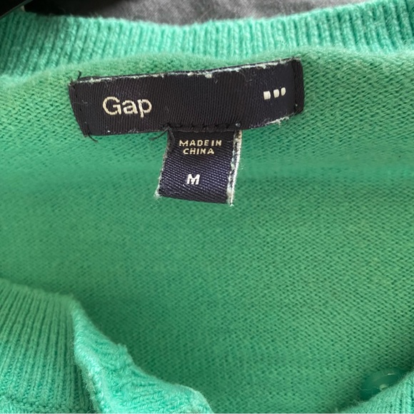 Gap teal cardigan size medium - Picture 5 of 6